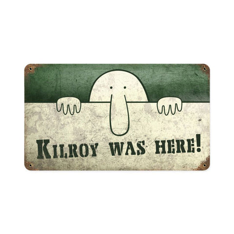 Kilroy-Was-Here-Vintage-Sign-Metal-Sign
