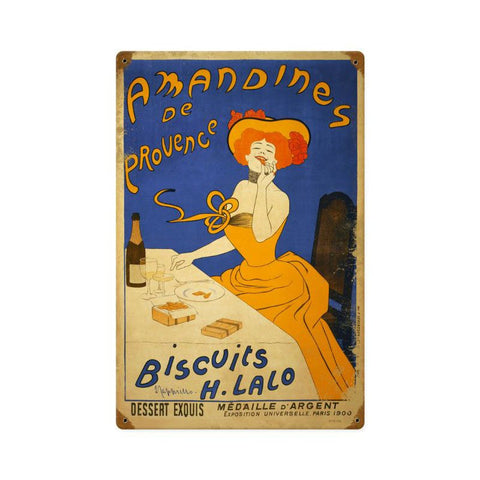 Amandines Biscuits Vintage Sign Metal Sign