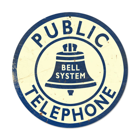 Bell Telephone Vintage Sign Metal Sign