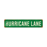 Hurricane Lane Vintage Sign Metal Sign