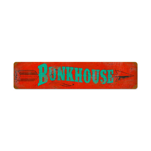 Bunkhouse Vintage Sign Metal Sign