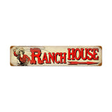 Ranch House Vintage Sign Metal Sign
