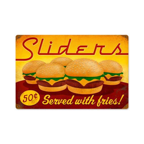 Sliders Vintage Sign Metal Sign
