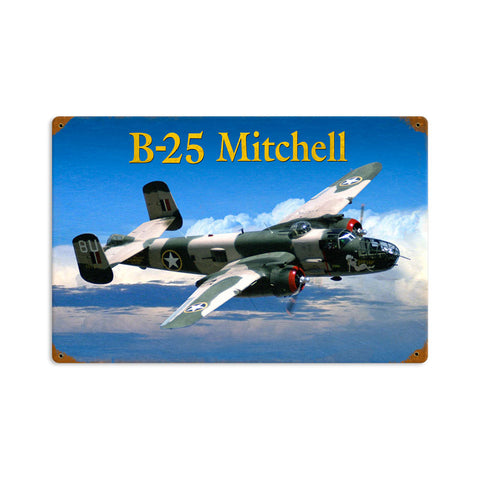 B25 Mitchell Vintage Sign Metal Sign