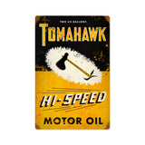 Tomahawk Vintage Sign Metal Sign