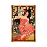 Mucha Job Vintage Sign Metal Sign
