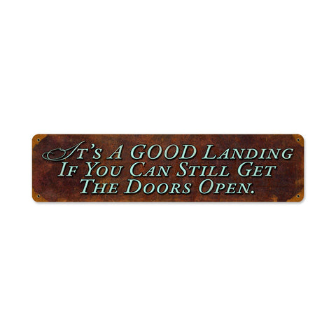 Good-Landing-Vintage-Sign-Metal-Sign