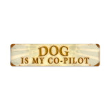 Dog Copilot Vintage Sign Metal Sign