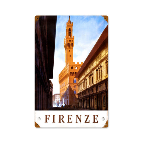 Florence Firenze Vintage Sign Metal Sign