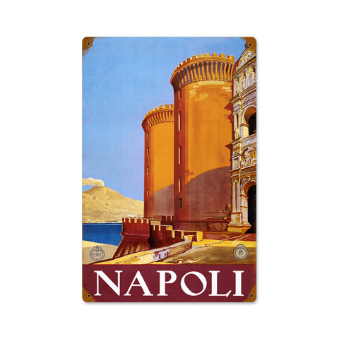 Napoli Vintage Sign Metal Sign