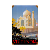 Taj Mahal Vintage Sign Metal Sign