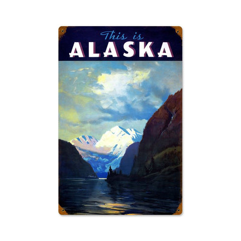 This Is Alaska Vintage Sign Metal Sign