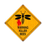 Killer Bees Vintage Sign Metal Sign