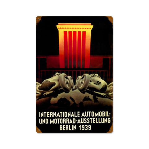 Berlin 1939 Vintage Sign Metal Sign