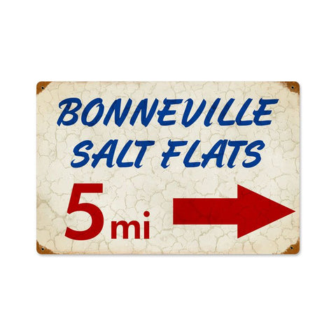 Bonneville Vintage Sign Metal Sign