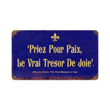 Pray For Peace Vintage Sign Metal Sign