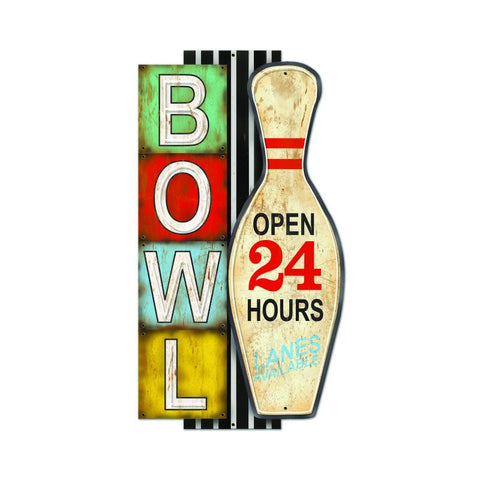 Bowl Neon Vintage Vintage Sign Metal Sign