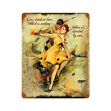 Drink To Love Vintage Sign Metal Sign