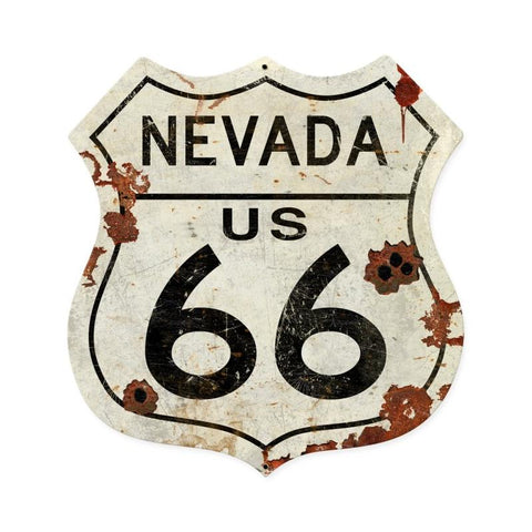 Nevada-US-66-Shield-Plasma-Vintage-Sign-Metal-Sign