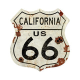 California US 66 Vintage Sign Metal Sign