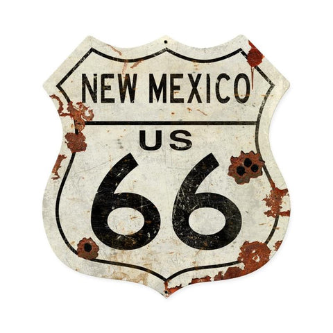 New Mexico US 66 Vintage Sign Metal Sign