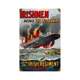 Lusitania Vintage Sign Metal Sign