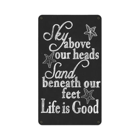 Sky-Above-Vintage-Sign-Metal-Sign