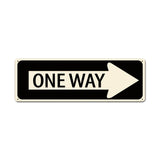 One Way Vintage Sign Metal Sign