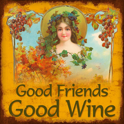 Good Friends Vintage Sign Metal Sign