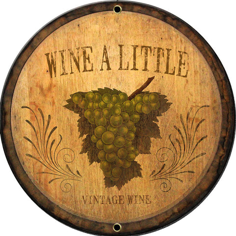 Wine Little Vintage Sign Metal Sign