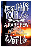 Most Lineman Dads Light Up Your Life Vintage Sign Metal Sign
