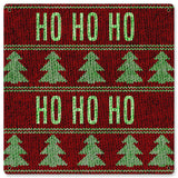 Christmas Sweater Ho Ho Ho Vintage Sign Metal Sign