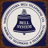 Northwestern Telephone Co Metal Sign