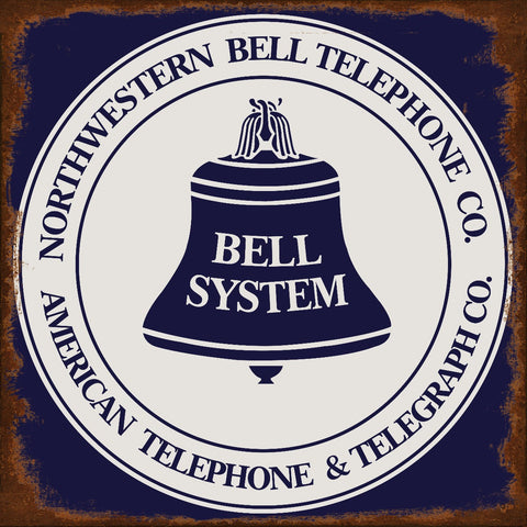 Northwestern Telephone Co Metal Sign