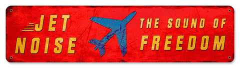 Jet-Noise-Sound-Of-Freedom-Metal-Sign