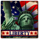 Liberty Vintage Sign Metal Sign