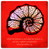 What Lies Behind Us Vintage Sign Metal Sign