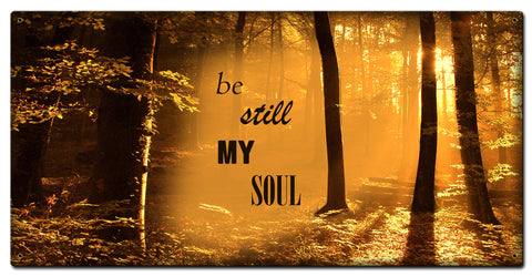 Be Still My Soul Vintage Sign Metal Sign