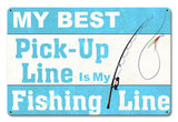 My Best Pickup Line Vintage Sign Metal Sign