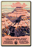 Grand Canyon National Park Vintage Sign Metal Sign