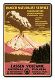 Lassen Volcanic Park Vintage Sign Metal Sign