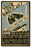 Your-Binoculars-Navy-Loan-Vintage-Sign-Metal-Sign