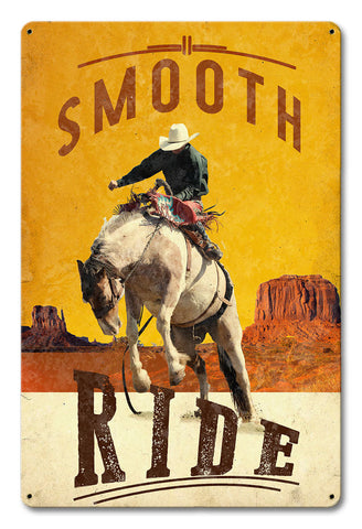 Smooth Ride Vintage Sign Metal Sign