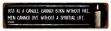 Just As A Candle Vintage Sign Metal Sign