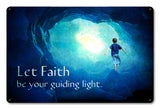 Let Faith Be Your Guide Vintage Sign Metal Sign
