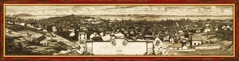 San Francisco 1856 Vintage Sign Metal Sign
