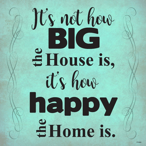 How Big The House Is Vintage Sign Metal Sign