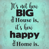 How Big The House Is Vintage Sign Metal Sign