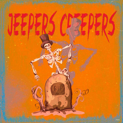 Jeepers Creepers Skeleton Vintage Sign Metal Sign
