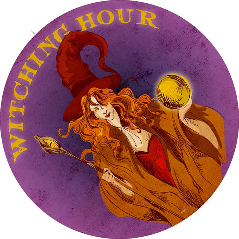 Witching Hour Vintage Sign Metal Sign